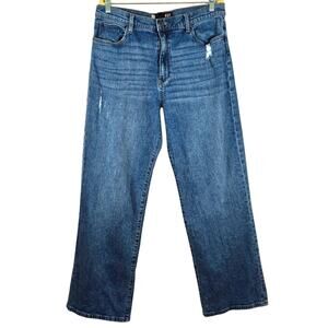 Kut from the Kloth Sienna High Rise Wide Leg Blue Denim Jeans Women's Size 14